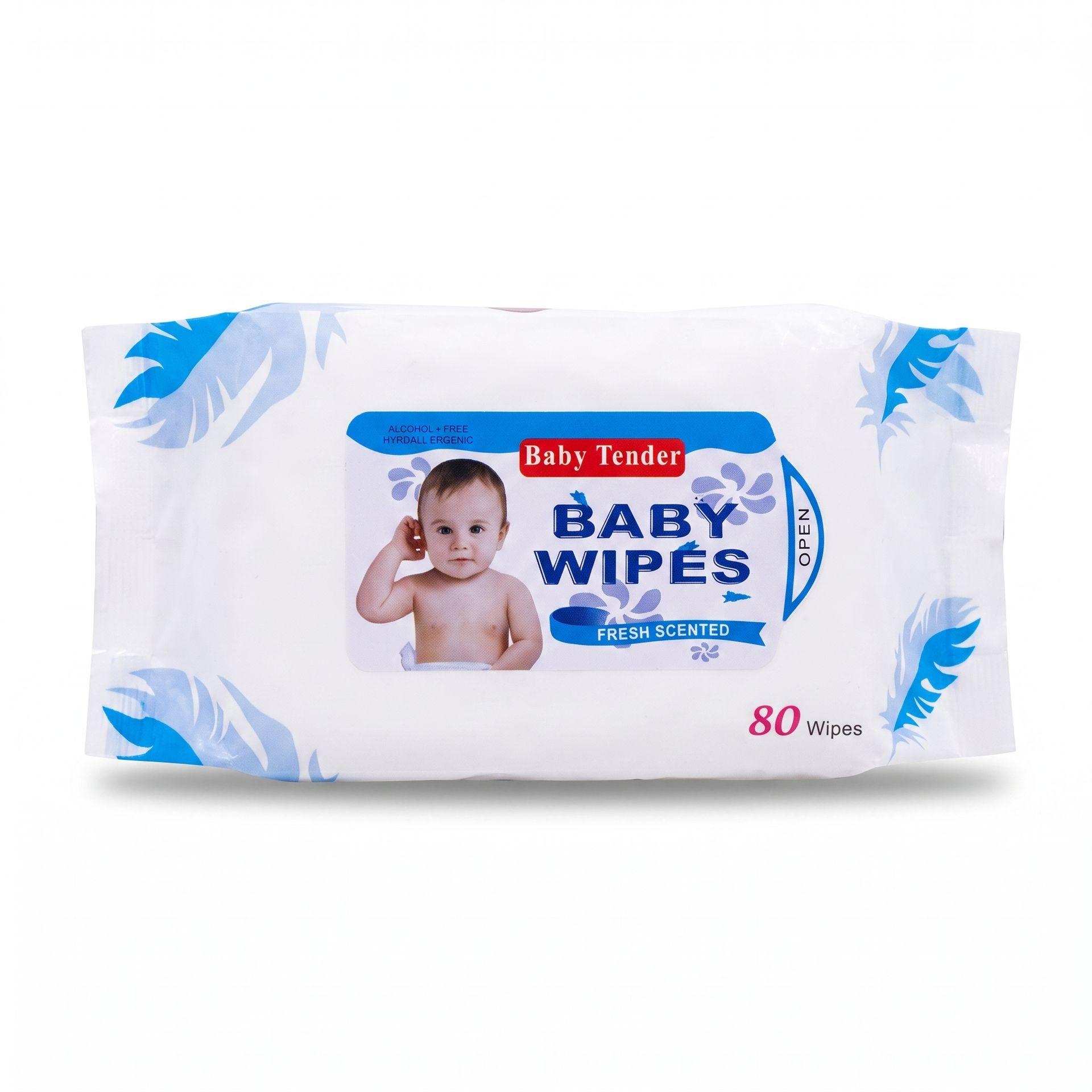Baby Tender - مناديل مبللة للأطفال 80 منديل