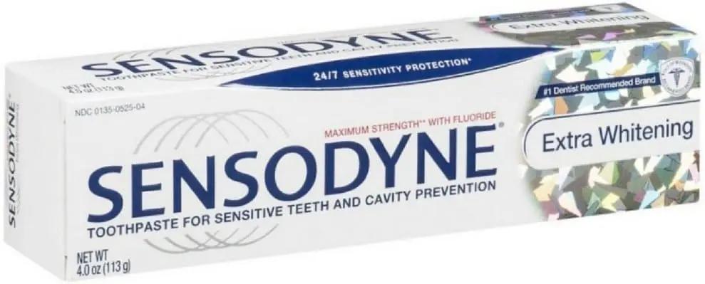 Sensodyne, Extra Whitening Toothpaste with Fluoride, Twin Pack, 2 Tubes, 4 oz (113 g) Each