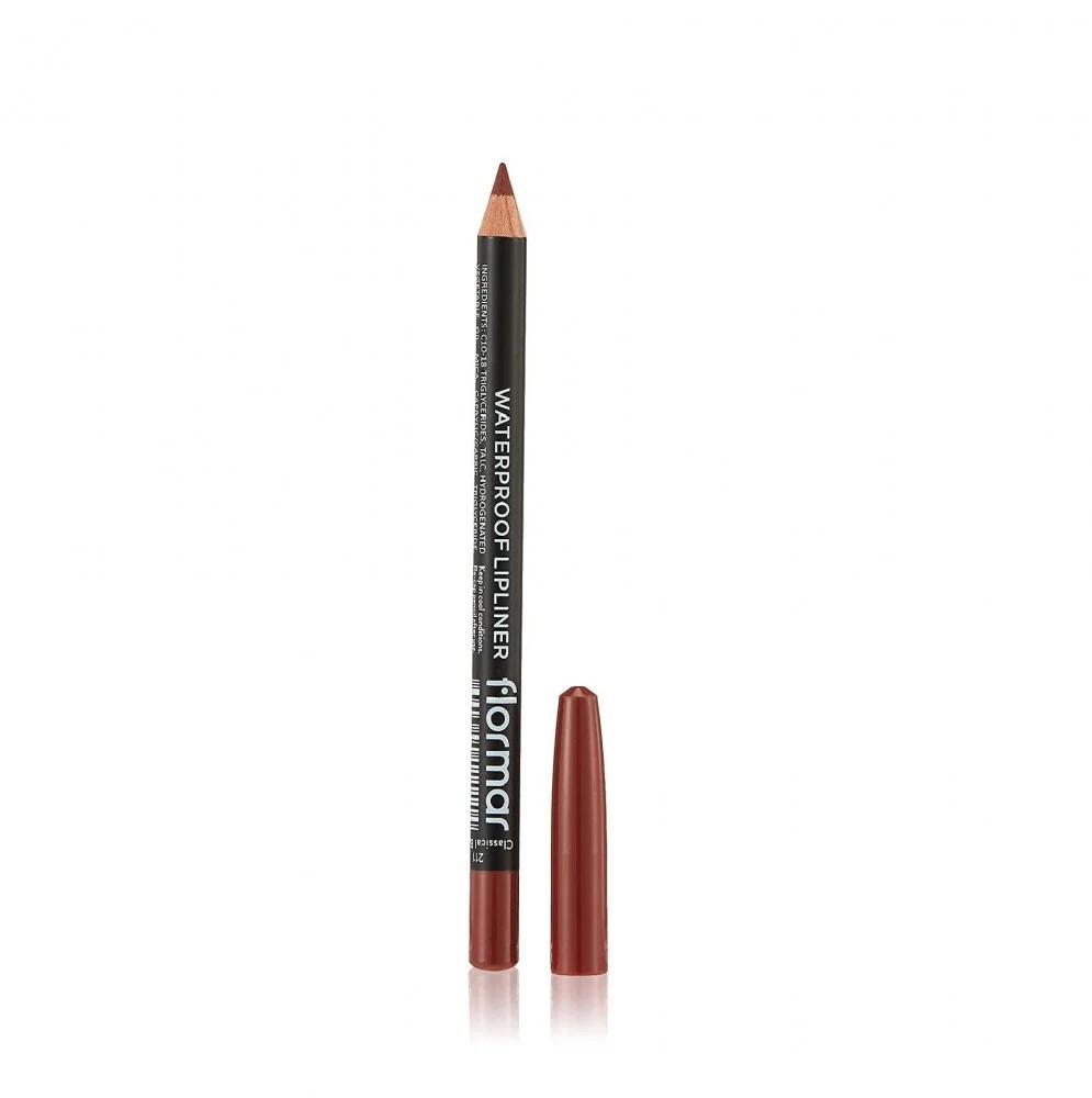 فلورمار قلم تحديد الشفاه مقاوم للماء 211 CLASSICAL BROWN