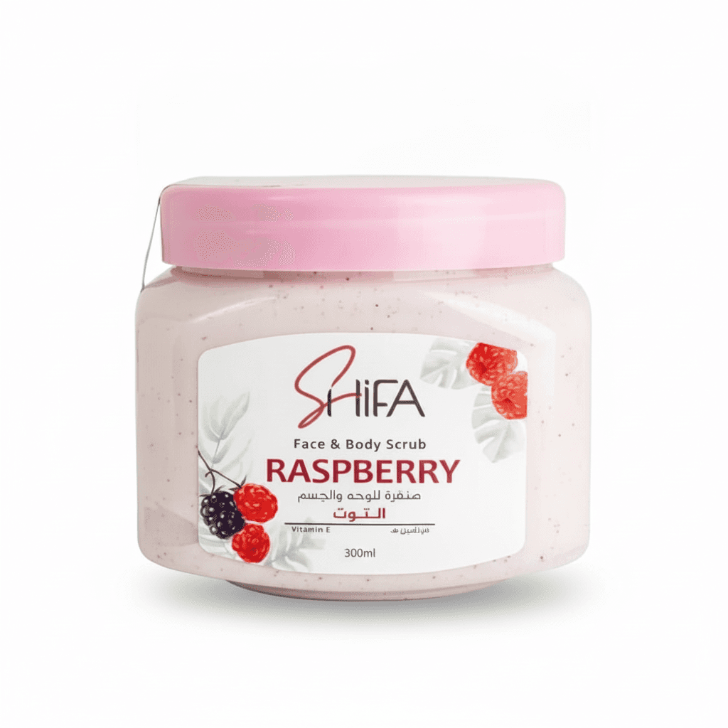 Shifa - مقشر الوجه والجسم بالتوت 300 مل