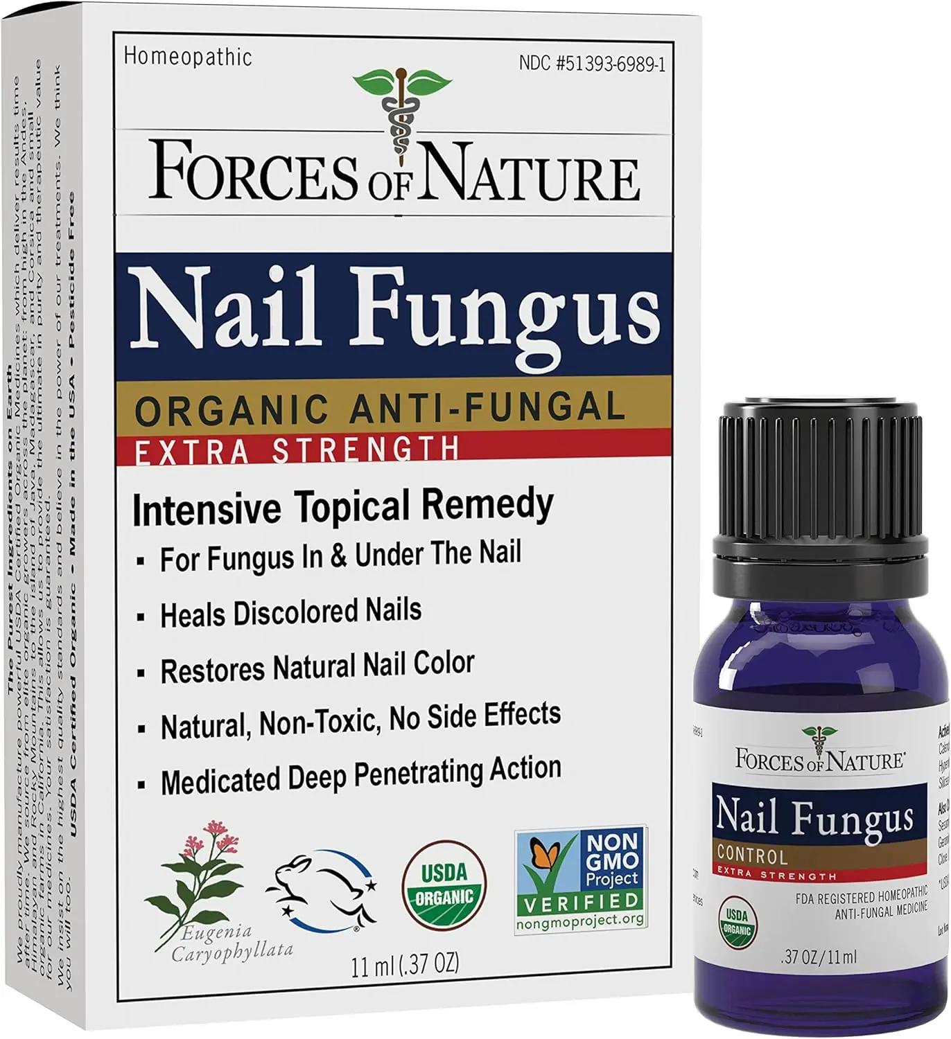 Forces of Nature, Nail Fungus Control, Extra Strength, 0.37 (11 ml)